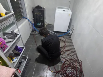 하수구 냄새가 올라와요 실제 작업 현장